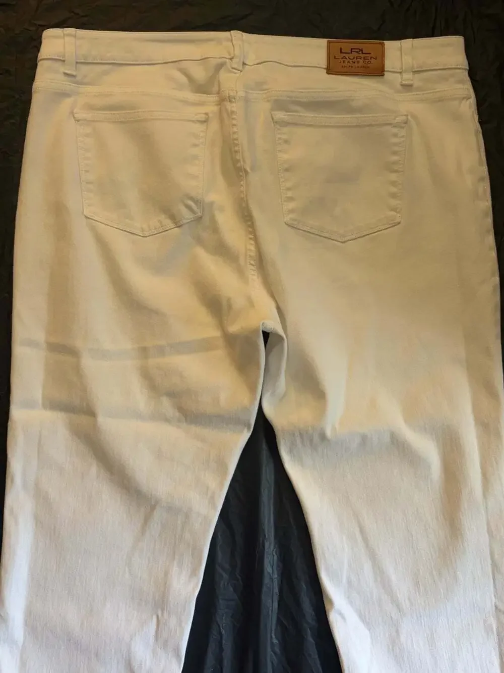 Lauren Ralph Lauren Jeans Co Jeans Women's 18W White Classic Straight Cropped